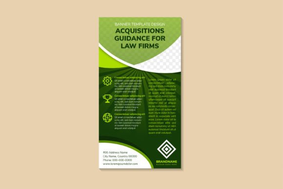 Acquisitions Guidance Vertical Banner: Graphics & Print Templates