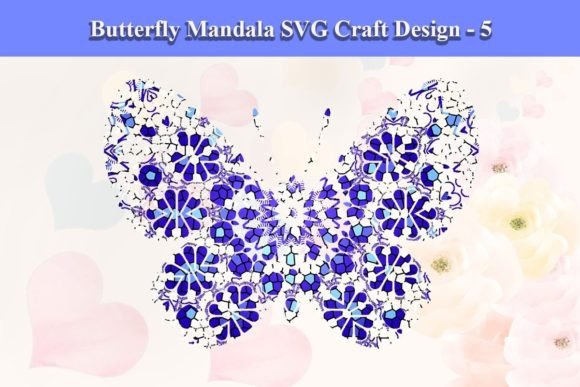 Butterfly Mandala SVG Craft Design: Graphics and Crafts in Harmony