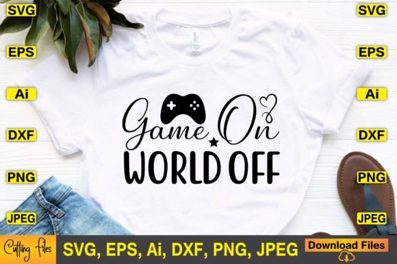 Game on World off SVG Design