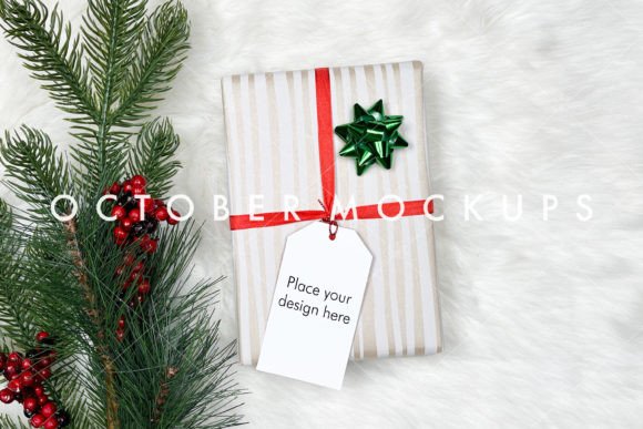 Gift Tag Svg Mockup: Graphics and Labels Amp