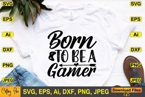 Graphics for Crafters: Born to Be a Gamer SVG Design
