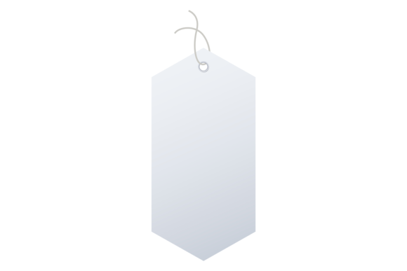 Luggage Label Mockup. Realistic Blank Pa