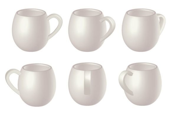 Mug Mockup Set: Graphics and Illustrations for Real Crafting
