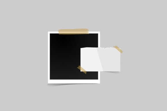 Photo Frame Mood Board Mockup Design for Graphics