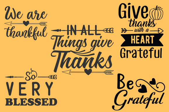 Thanksgiving Bundle SVG Graphics for Crafts